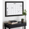 Designovation Beatrice Framed Magnetic Dry Erase Monthly Calendar 23X29