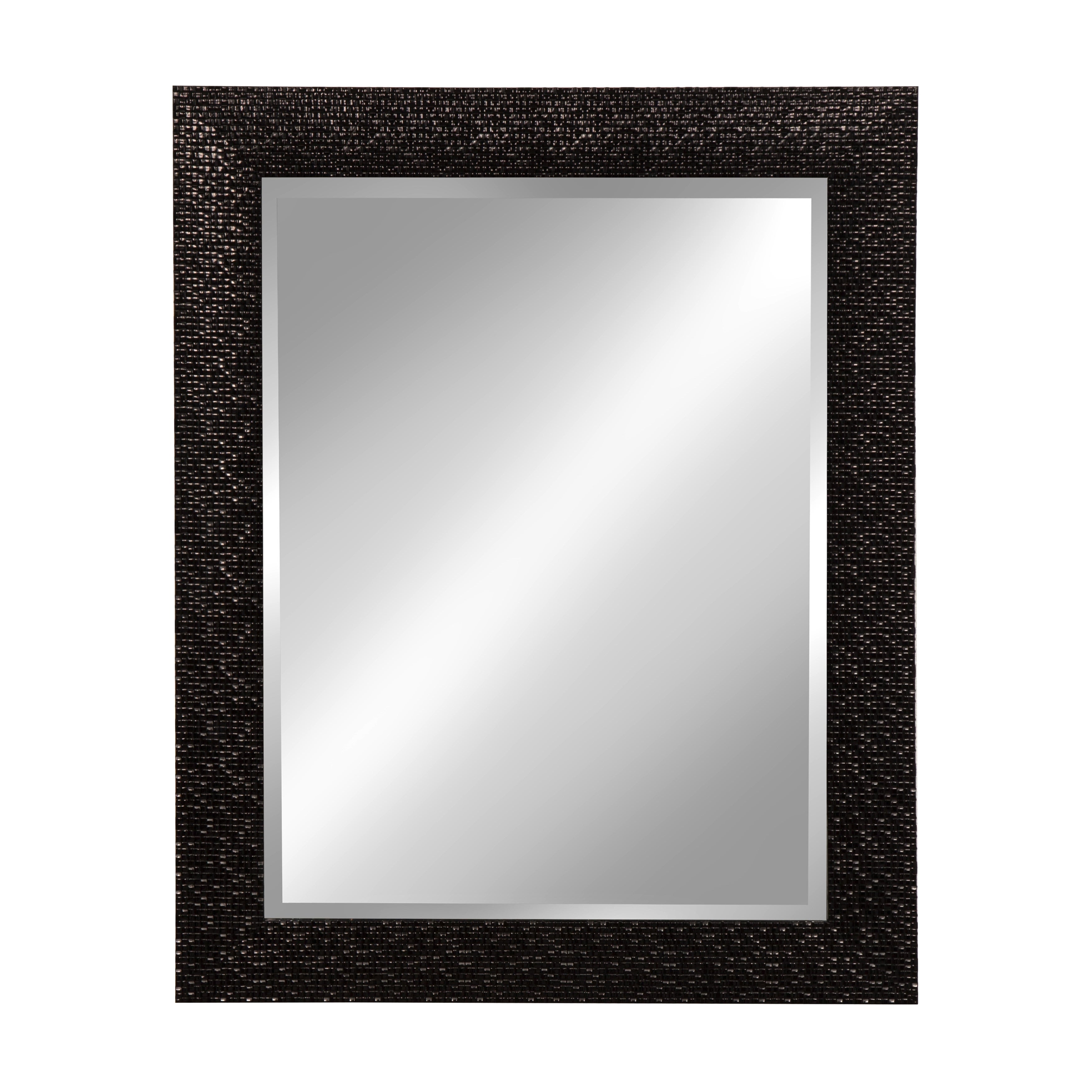 Designovation Coolidge Framed Wall Vanity Beveled Mirror