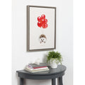 Designovation Sylvie Hedgehog Balloons Framed Canvas By Amy Peterson