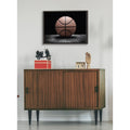 Designovation Sylvie Vintage Basketball Framed Canvas By Shawn St. Peter