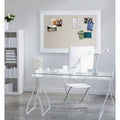 Designovation Whitley Framed Linen Fabric Pinboard 29.5X45.5