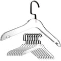 Designstyles Clear Acrylic Clothes Hangers 10 Pk