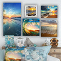 Designart Coastal And Beach Collection Coastal Wall Art Set Of 5 Pieces Blue