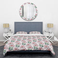 Designart Floral Botanical Retro Xii Mid Century Duvet Cover Set
