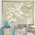 Designart Dogwood In Spring Neutral Farmhouse Framed Art Print