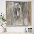Designart Farmhouse Horse Modern Farmhouse Framed Art Print