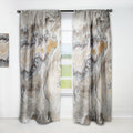 Designart Onyx Detail Composition Mid Century Modern Curtain Panels