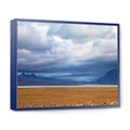 Designart Stretch Of Land Under Blue Sky Landscape Artwork Framed Canvas