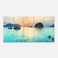 Designart Sunrise Panorama Photography Metal Wall Art