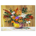 Designart Wild Flowers In A Pot Floral Metal Wall Art