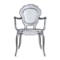 2Xhome Clear Plastic Dining Chairs Modern Design Home Designer Chair Acylic