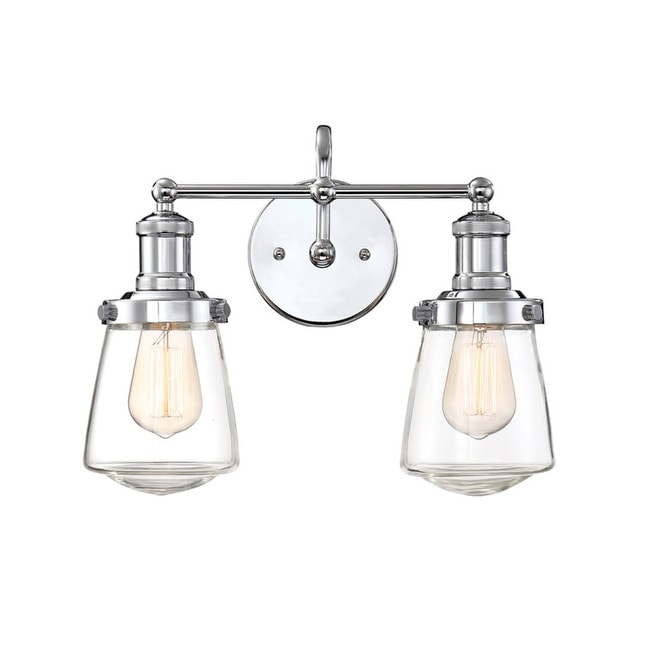 Designers Fountain 69502 Taylor 2 Light 15 Wide Bathroom Vanity Light Chrome N A