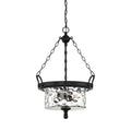 Designers Fountain 92332 Amilla 3 Light 18 Wide Wrought Iron Drum Chandelier Natural Iron N A