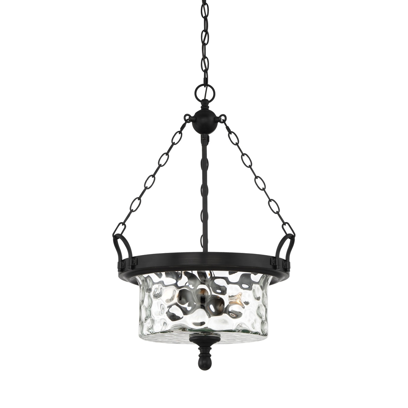 Designers Fountain 92332 Amilla 3 Light 18 Wide Wrought Iron Drum Chandelier Natural Iron N A