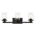 Designers Fountain 93303 Jedrek 3 Light 24 Wide Bathroom Vanity Light Black N A