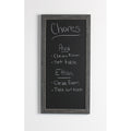 Designovation Wyeth Grey Plastic Framed Magnetic Chalkboard