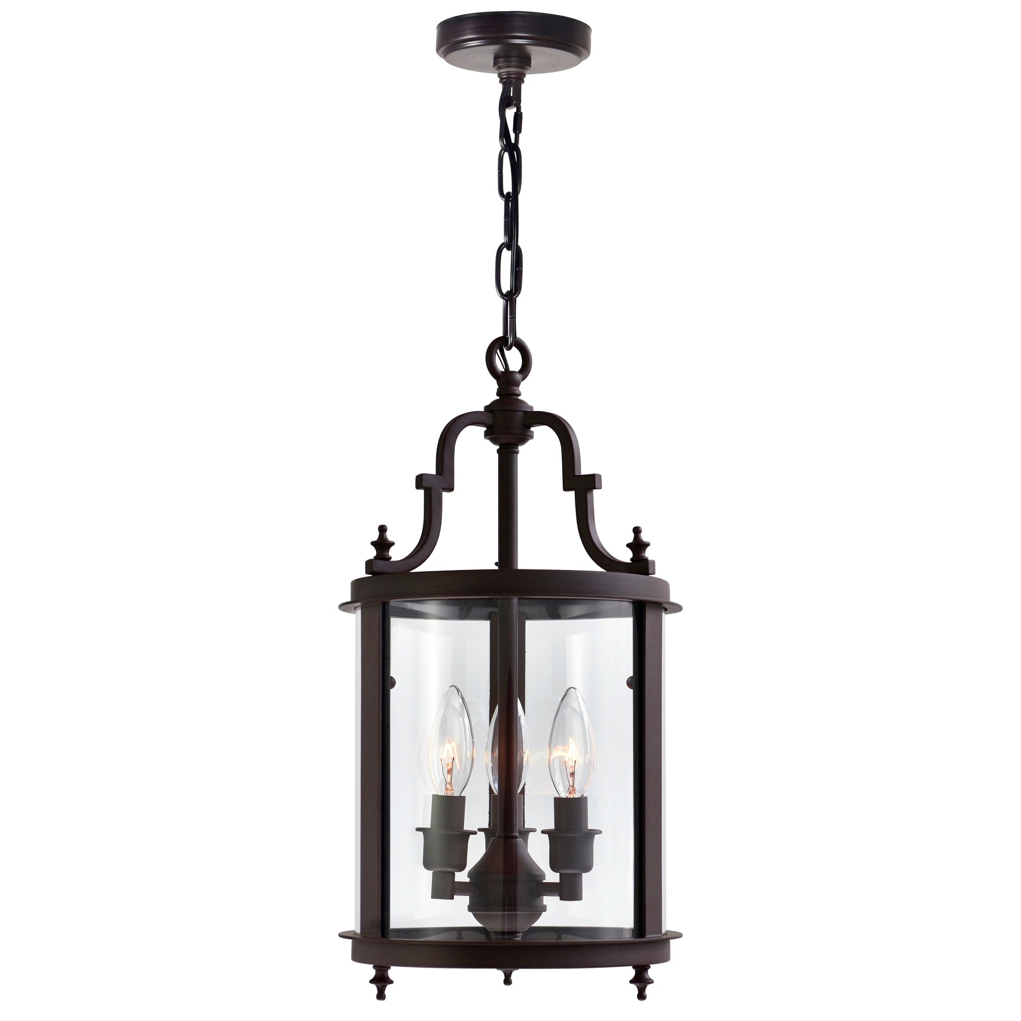 3 Light Oil Rubbed Bronze Finish Stainless Steel Mini Pendant