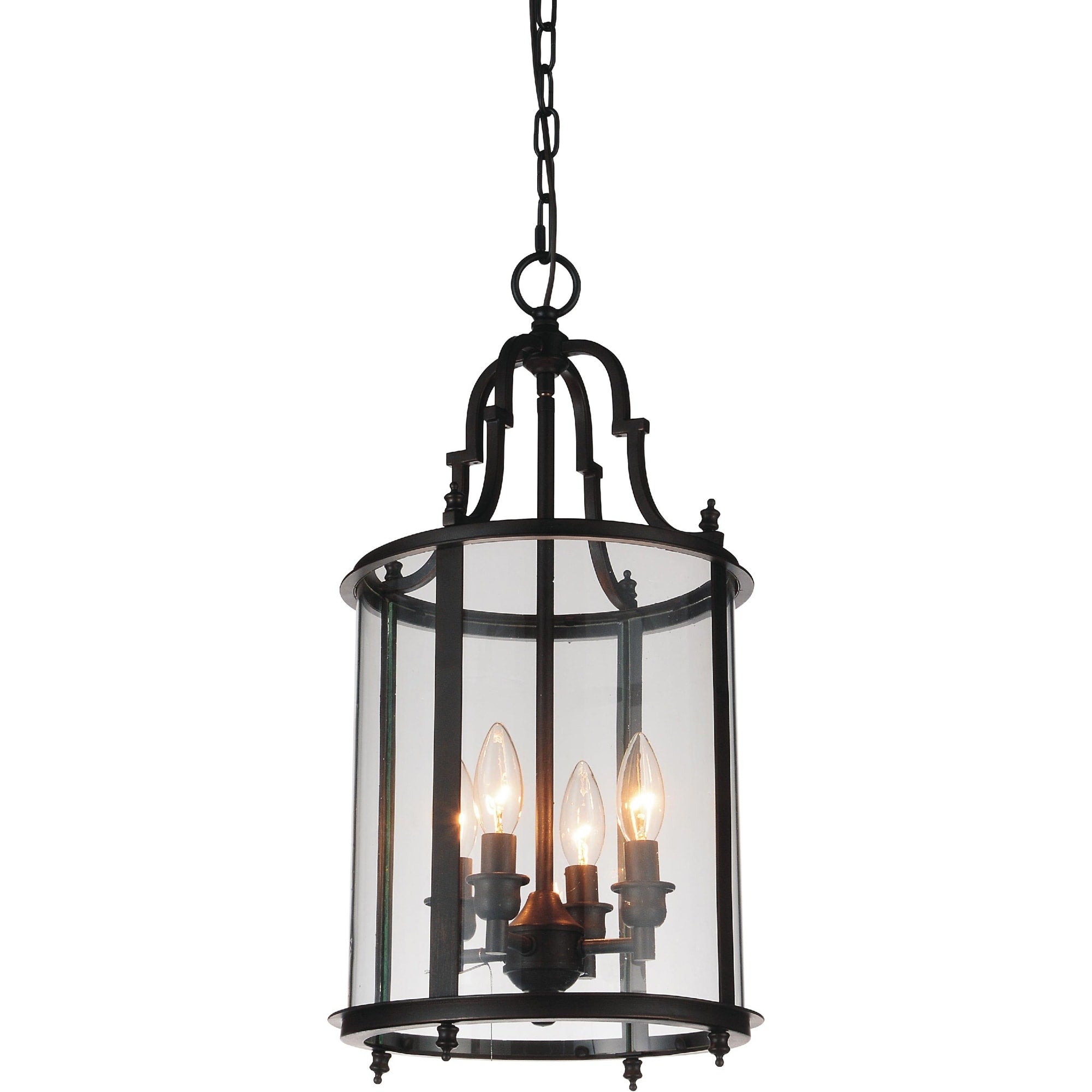 The Gray Barn Evergreens 4 Light Mini Pendant With Oil Rubbed Bronze Finish