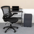 Desk Chair Cabinet Set