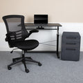 Desk Chair Cabinet Set