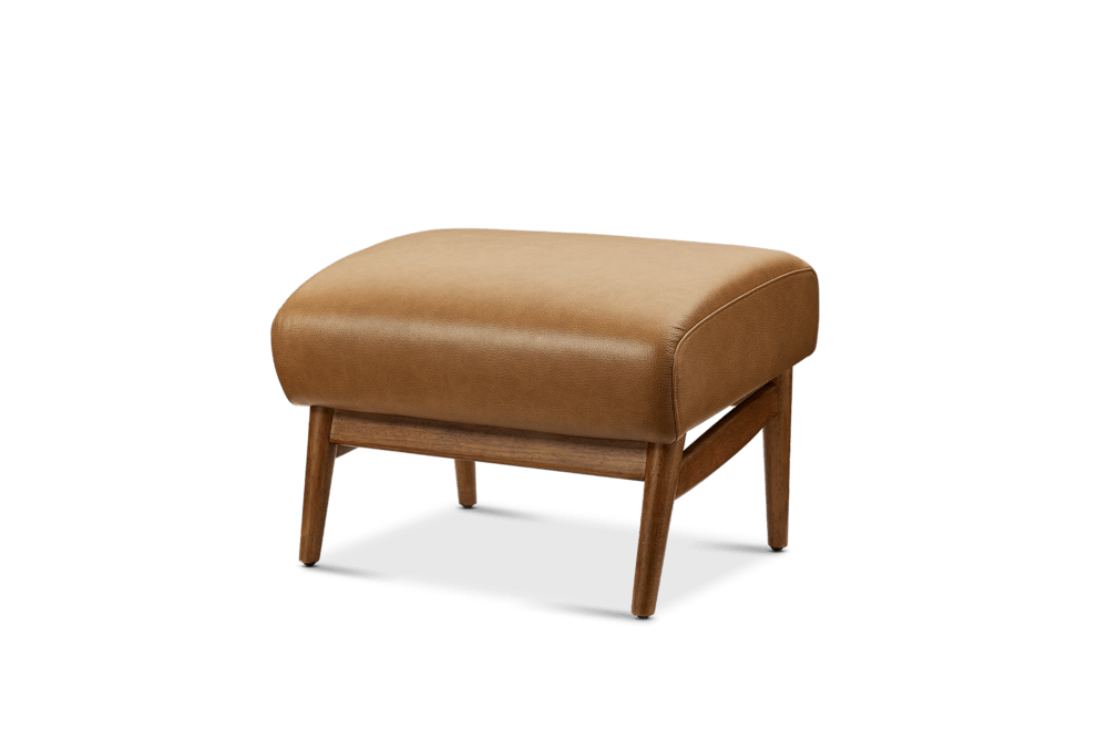 Desmond Leather Ottoman