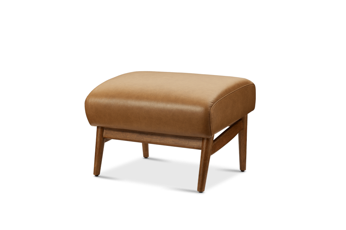 Desmond Leather Ottoman