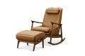 Desmond Rocking Armchair with Ottoman