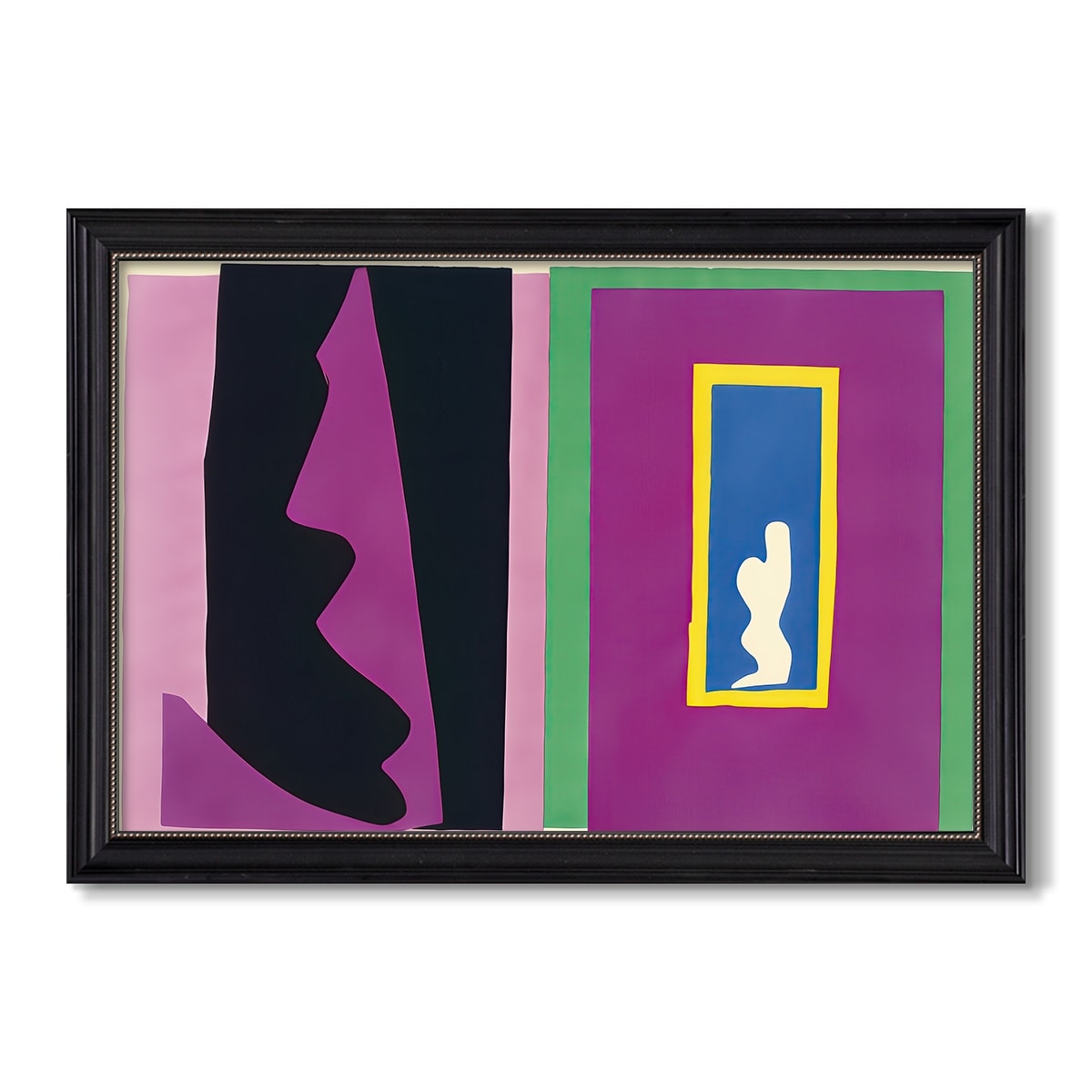 Destiny From Jazz 1947 Henri Matisse Custom Framed Canvas