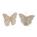 Detailed Butterfly Shelf Sitter Set Of 2