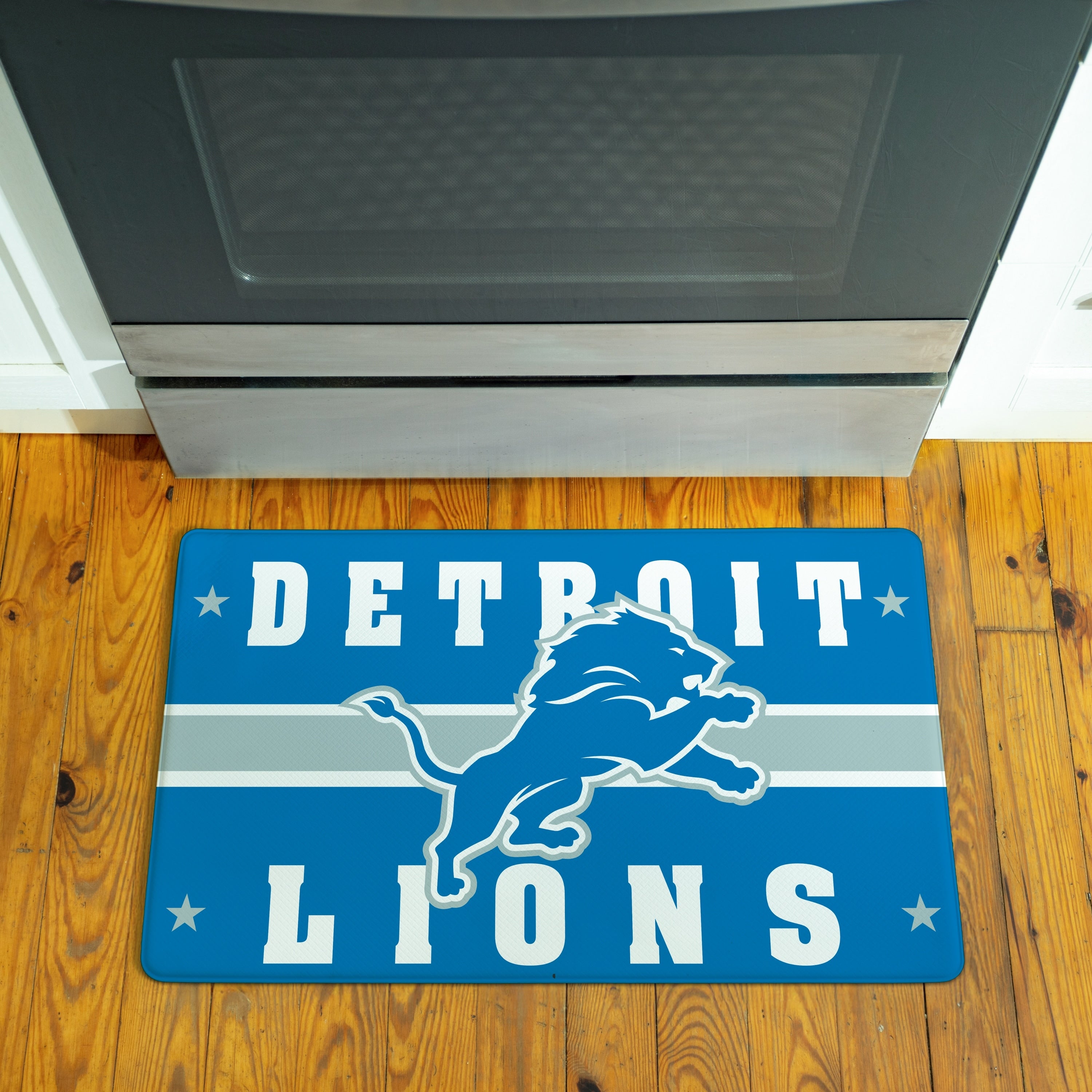 Detroit Lions Anti Fatigue Door Mat 30 X 18