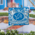 Detroit Lions Yard Sign Happy Holidays 24 X 18
