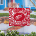 Detroit Red Wings Yard Sign Happy Holidays 24 X 18