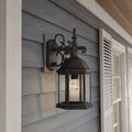 Devonshire 6 Wall Lantern Black