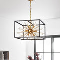 Dharde Matte Black Bronze 11 Light Chandelier