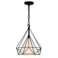 The Gray Barn Bearwood 1 Light Chandelier With Black Finish