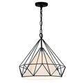 The Gray Barn Bearwood 1 Light Chandelier With Black Finish