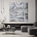 Diamonds Textured Metallic Hand Painted Wall Art