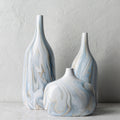Didan Modern Ceramic Outdoor Safe Vase Set 3 Pieces