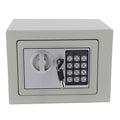 Digital Keypad Office Home Mini Safe Box Steel Alloy Security Safe Grey Black