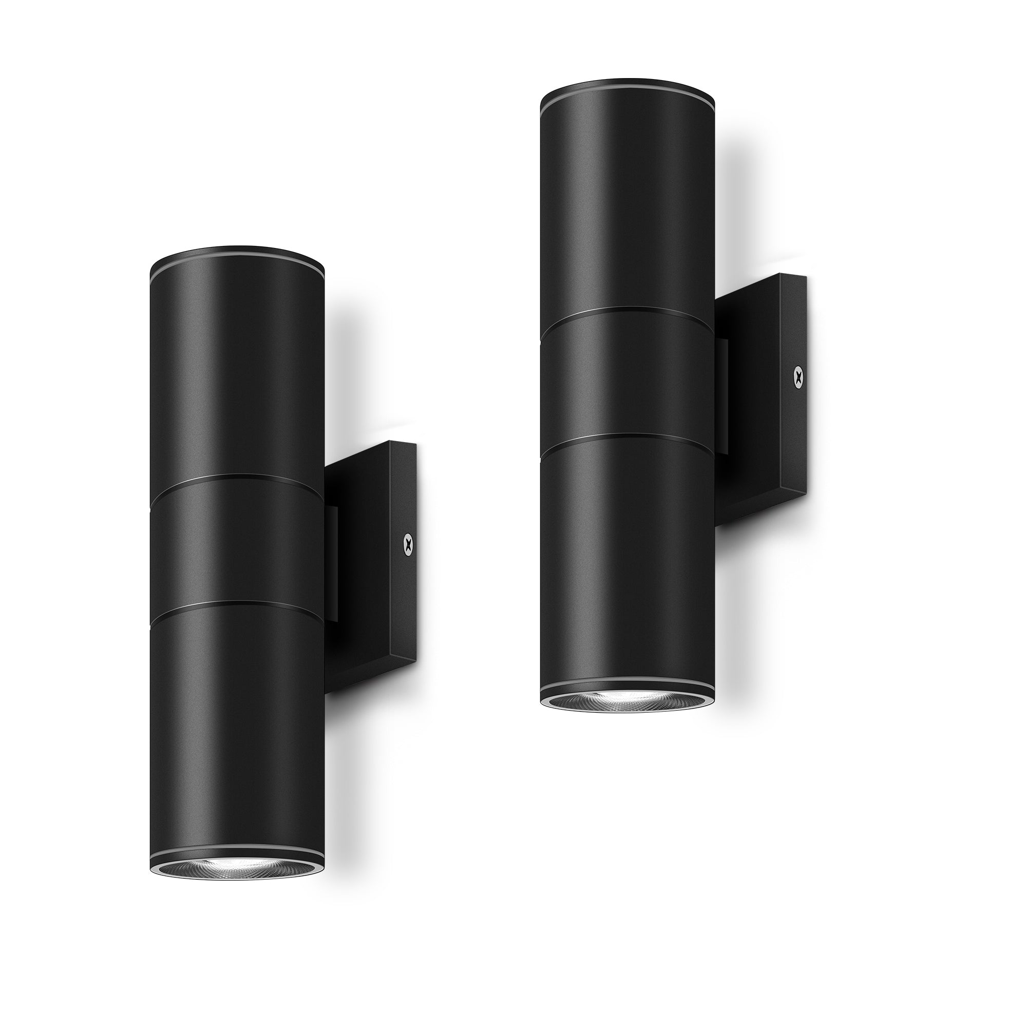 Dimmable Led Outdoor Wall Light Cylinder Up Down Sconce With Triac Dimming Aluminum Waterproof For Porch Patio Home Exterior