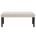 Dining Bench Window Bench Indoor Bench With Wood Legs Rustic Footrest Bench Vanity Bench Leisure Bench