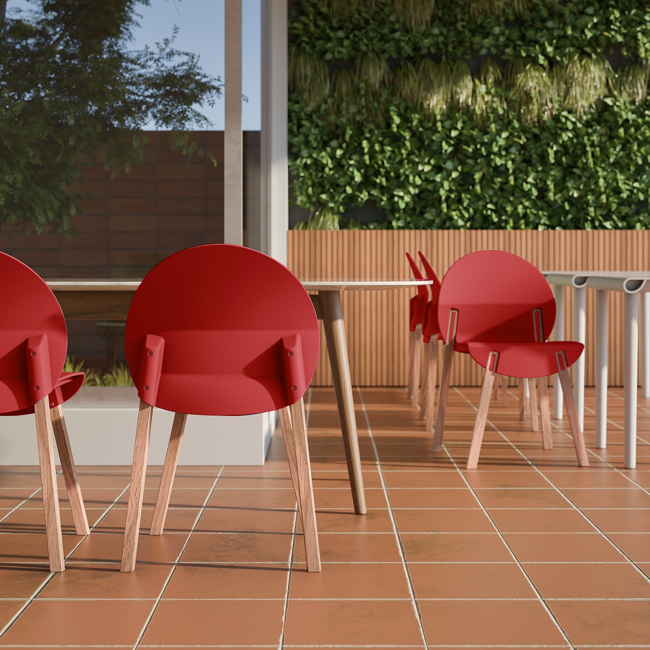 Dining Chair Coffee Chair Club Chair With Wood Legs Red Kitchen Chair Vanity Chair Leisure Chair Reception Chair Set Of 4