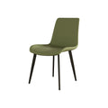Dining Chairs 2Pcs Modern Kitchen Dining Room Chairs Upholstered Faux Leather Cushion Seat And Sturdy Metal Legs
