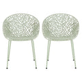 Dining Chairs Leisure Chair Reading Chair Accent Chair Set Of 2 Reception Chair Side Chair With Iron Frame
