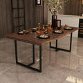 Dining Table For 4 6 Solid Wood Table With Live Edge Inspired Top