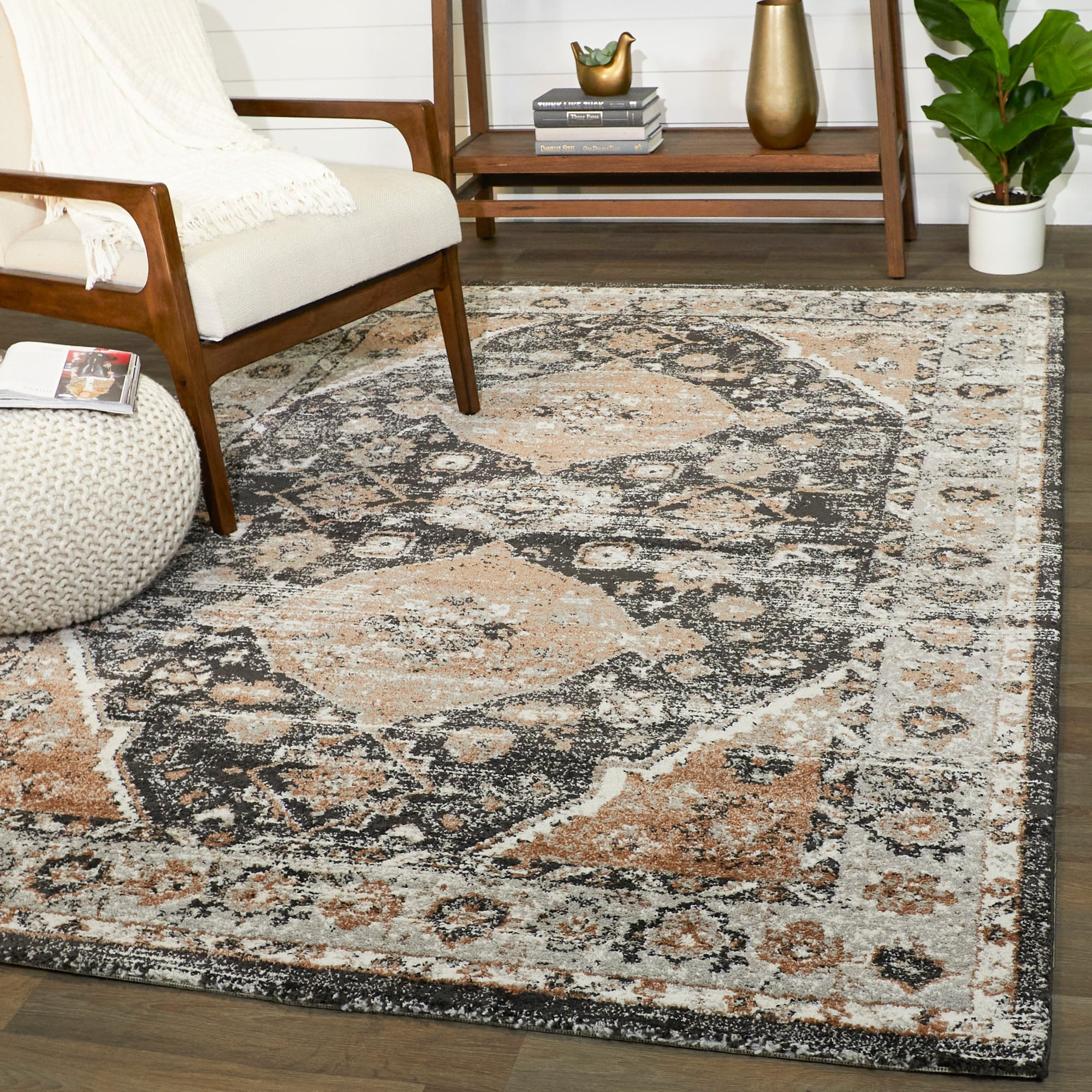 Dion Persian Medallion Area Rug