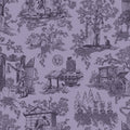 Disney Haunted Mansion Toile Purple Peel And Stick Wallpaper