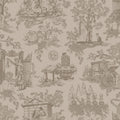 Disney Haunted Mansion Toile Taupe Peel And Stick Wallpaper