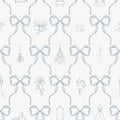 Disney Princess Bows Blue Peel And Stick Wallpaper