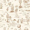 Disney Toy Story Toile Brown Peel And Stick Wallpaper